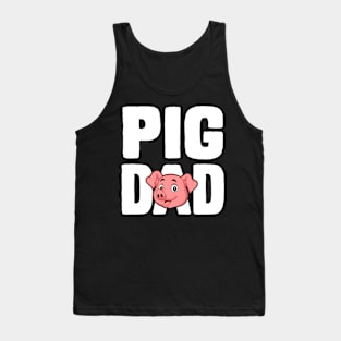 Pig dad funny pig Tank Top